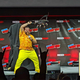 Jack Black gyrates onstage.